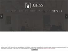 Tablet Screenshot of isinac.com